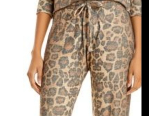 LNA Leopard Joggers - Picture 2 of 3